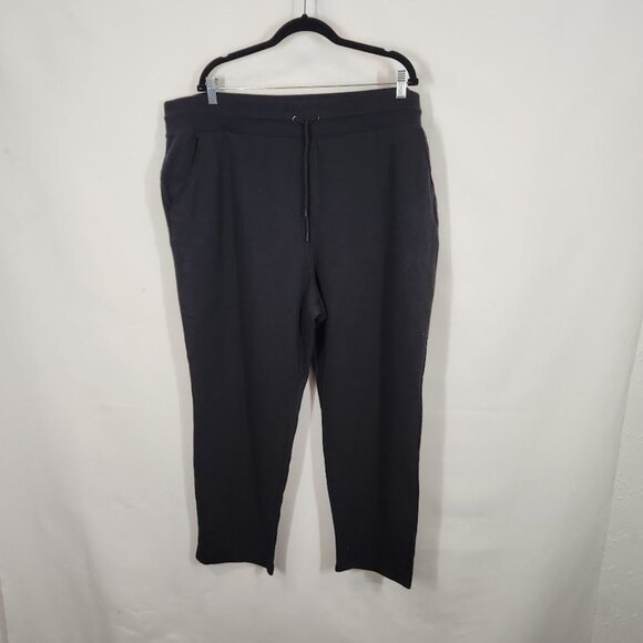 NWT All in Motion Fleece Tapered leg Pants in Black Size 2X - Picture 2 of 6